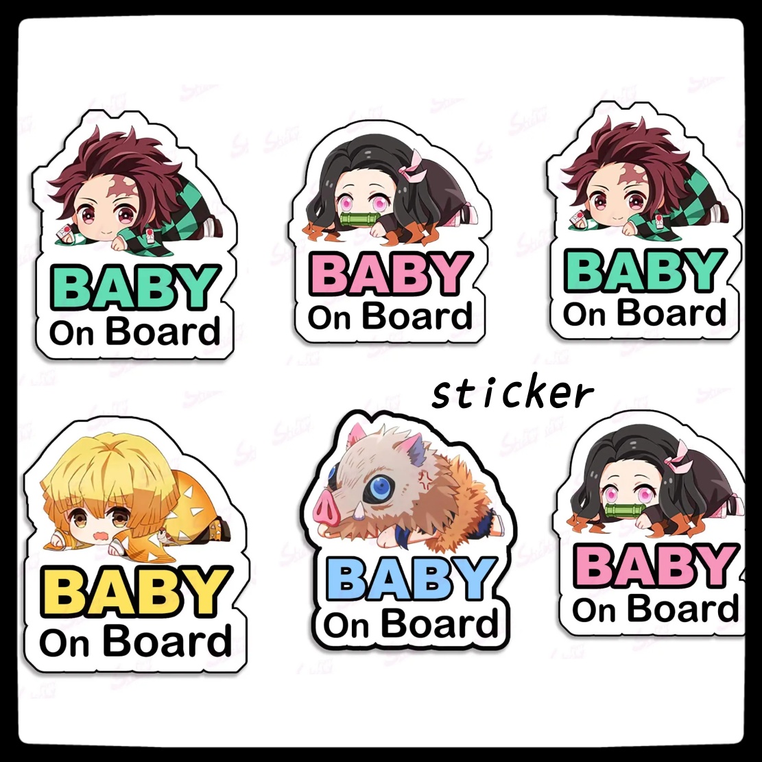 Phone Accessories Wholesale In China - Demon Slayer Anime Nezuko Araba Yansıtıcı