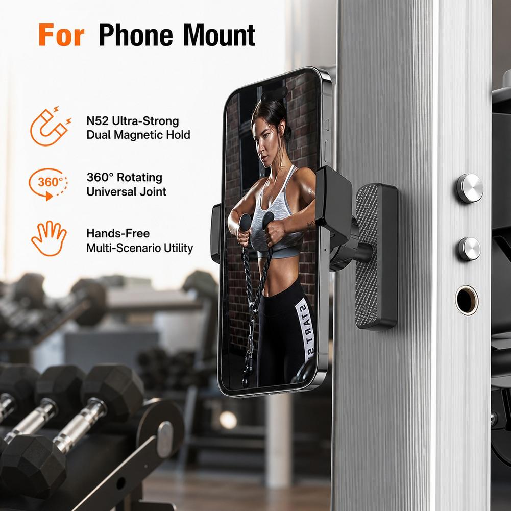 Phone Accessory - Spor Salonu İçin 360 Derece Dönebilen