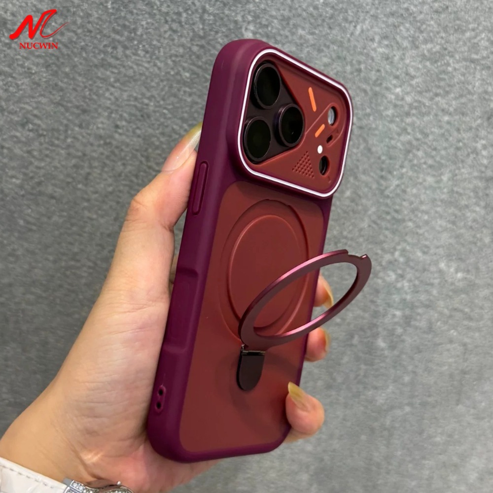 Phone Ring Holder - Moda Tasarımlı, Düz Renkli, Manyetik Tutuculu