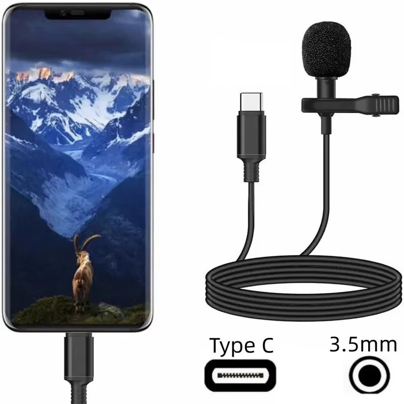 Type C Adapter - 1-5 adet Taşınabilir USB Mini Yaka