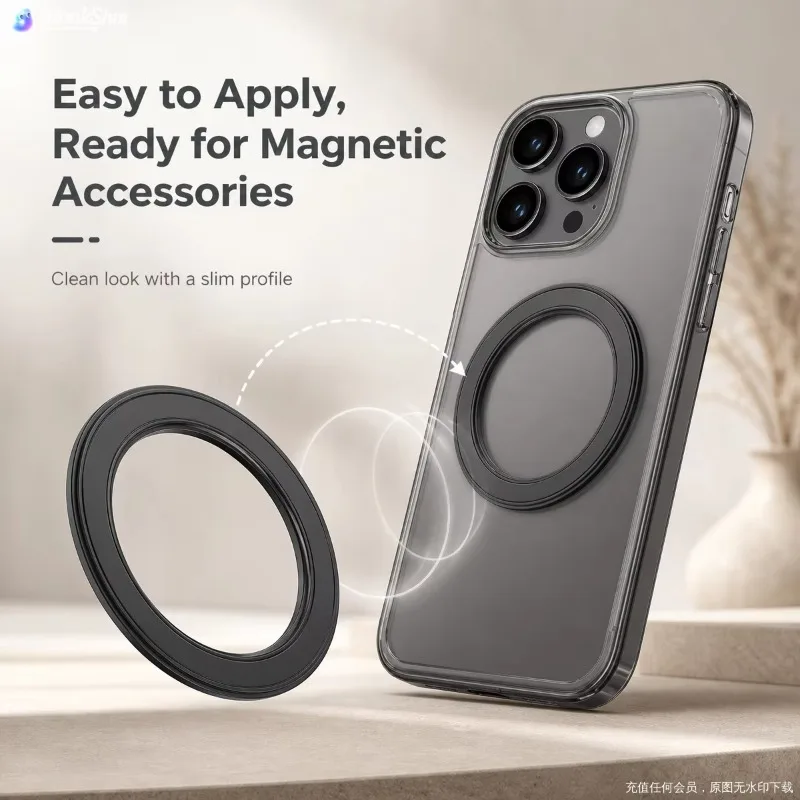 Phone Ring Holder - Magsafe Güçlü Manyetik Halka Telefon Tutucu,