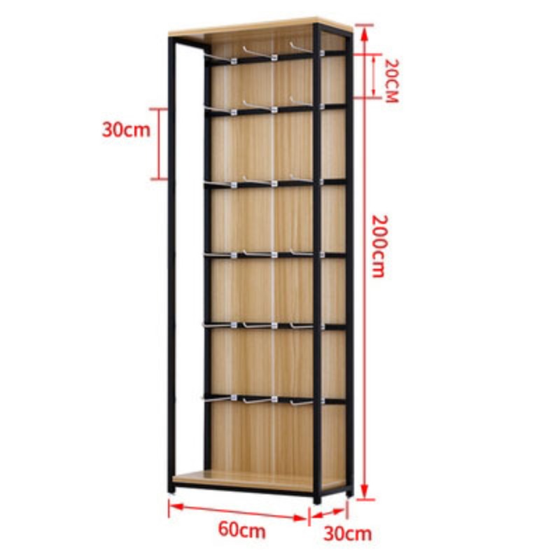 Phone Accessories Cabinet - Süpermarket raf teşhir dolabı terlik cep