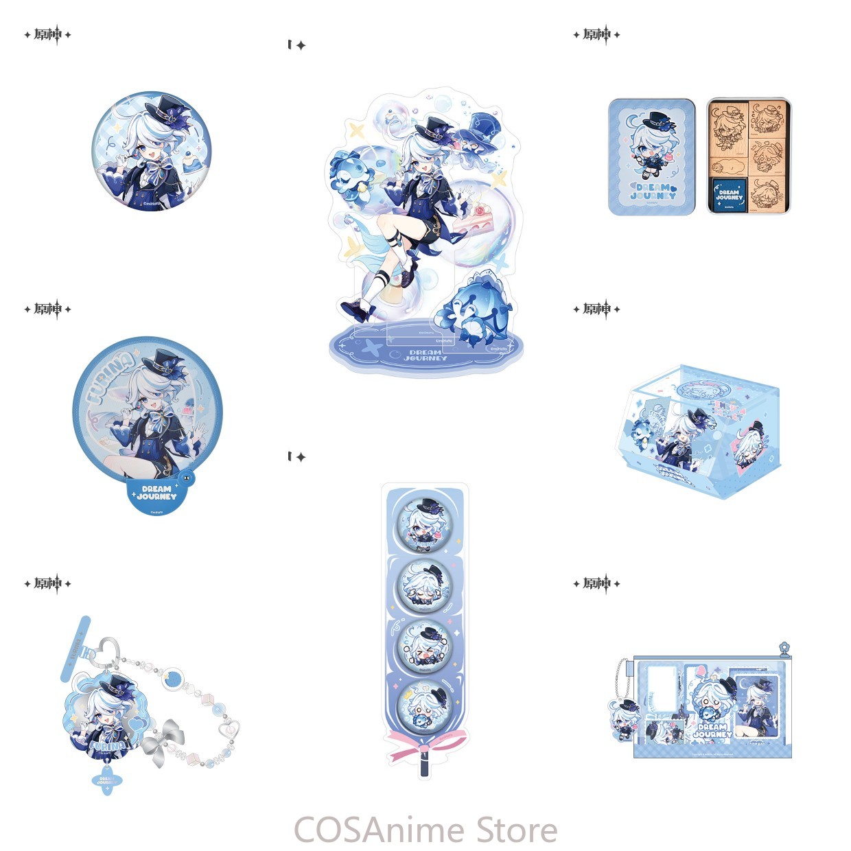 Phone Accessories In China - Resmi Genshin Impact Furina Anime Cosplay