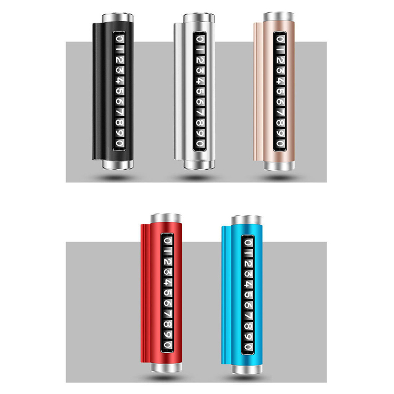 Phone Accessories For Car - Metal Araba Geçici Park Kartı Döndürülebilir