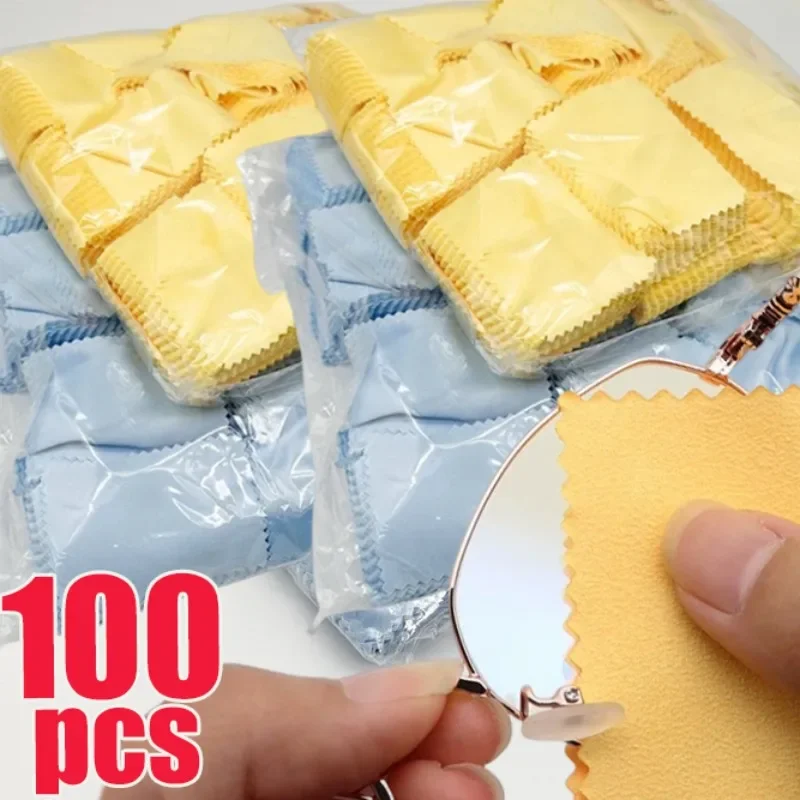 Phone Accessories Wholesale In China - Kare gözlük temizleme bezi mikrofiber rastgele
