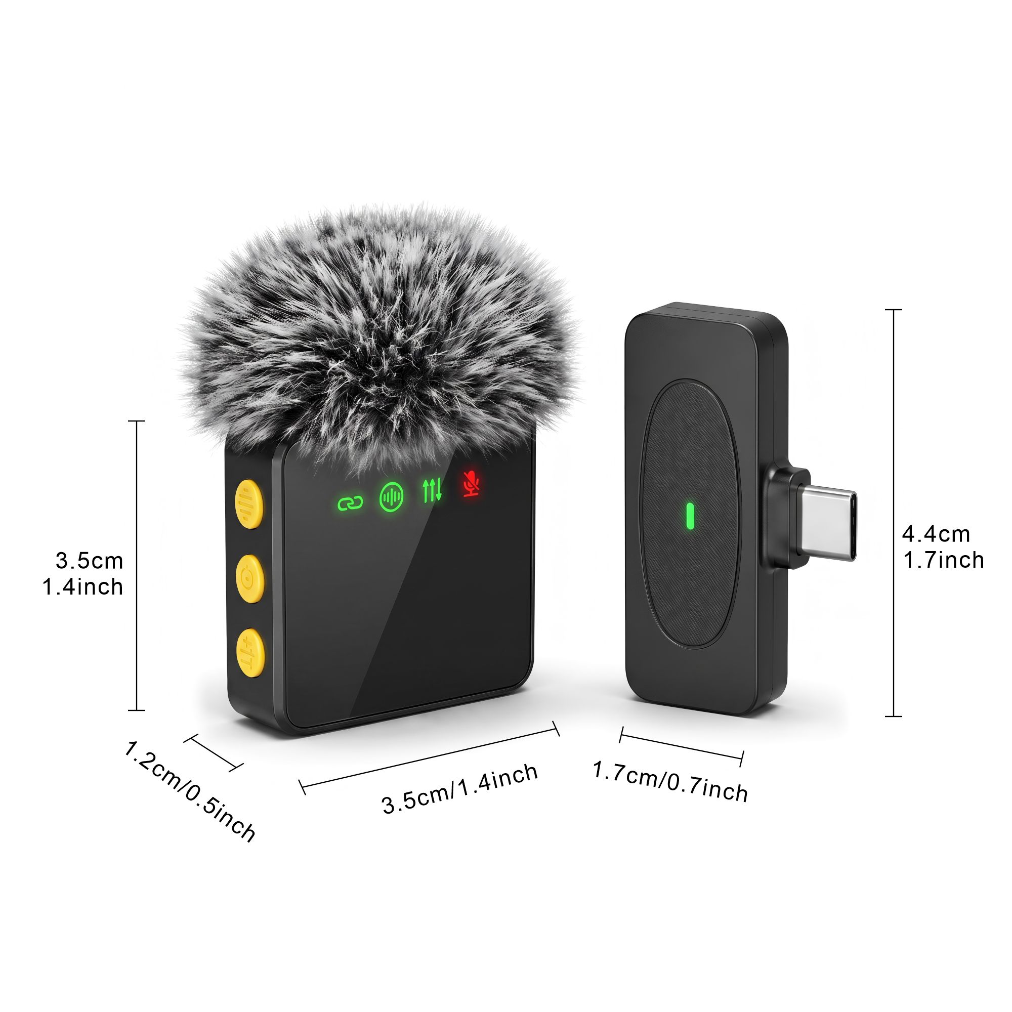 Yeni Kablosuz Yaka Mikrofonu,  - Type C Adapter incelemesi ve fiyatı