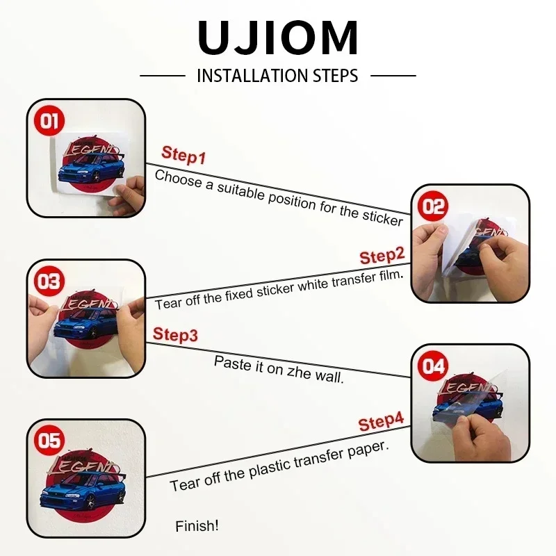 UJIOM Fern Stark Duvar Sticker - Phone Accessories Cabinet incelemesi ve fiyatı