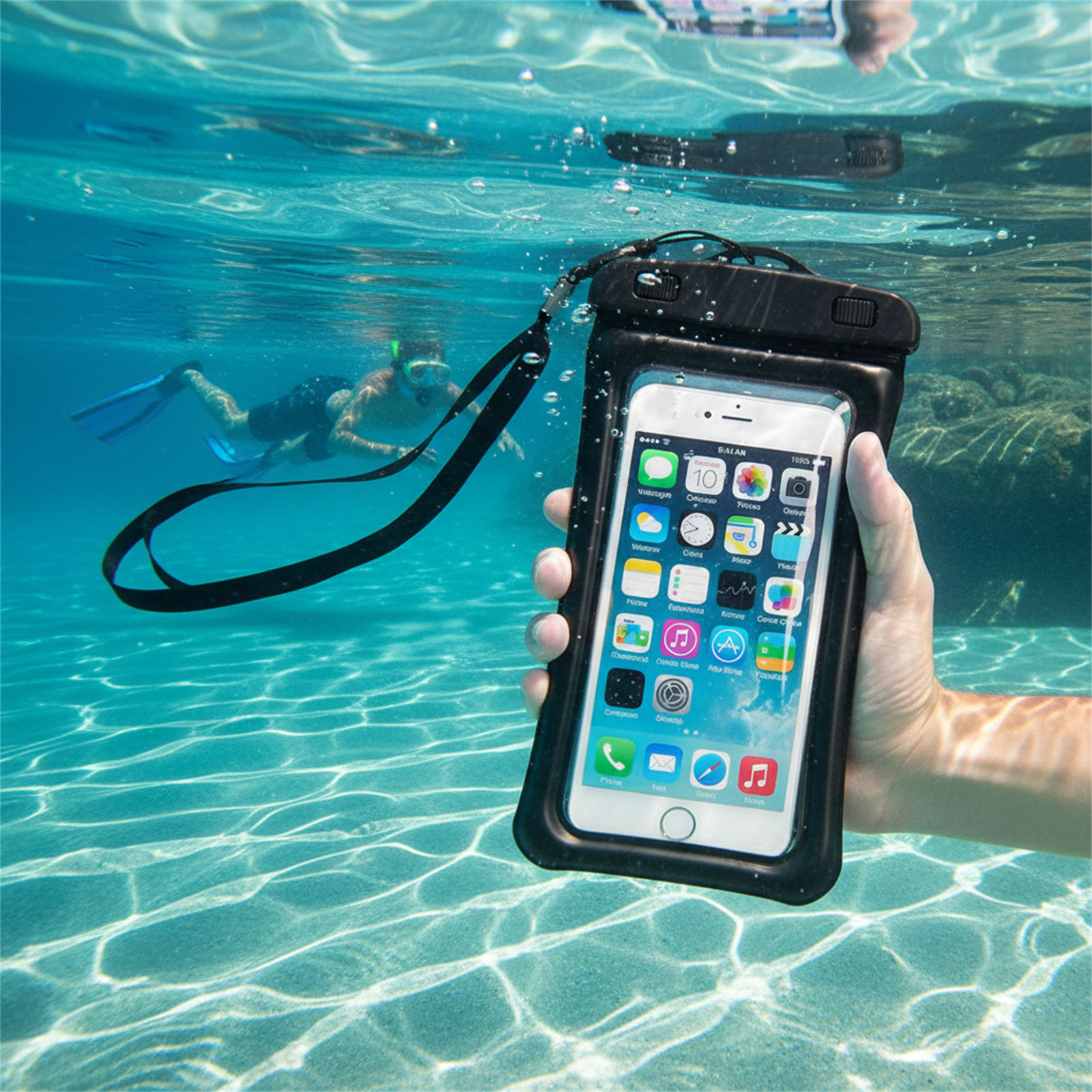 Mavi Siyah Su Geçirmez Telefon - Phone Accessories For Men incelemesi ve fiyatı