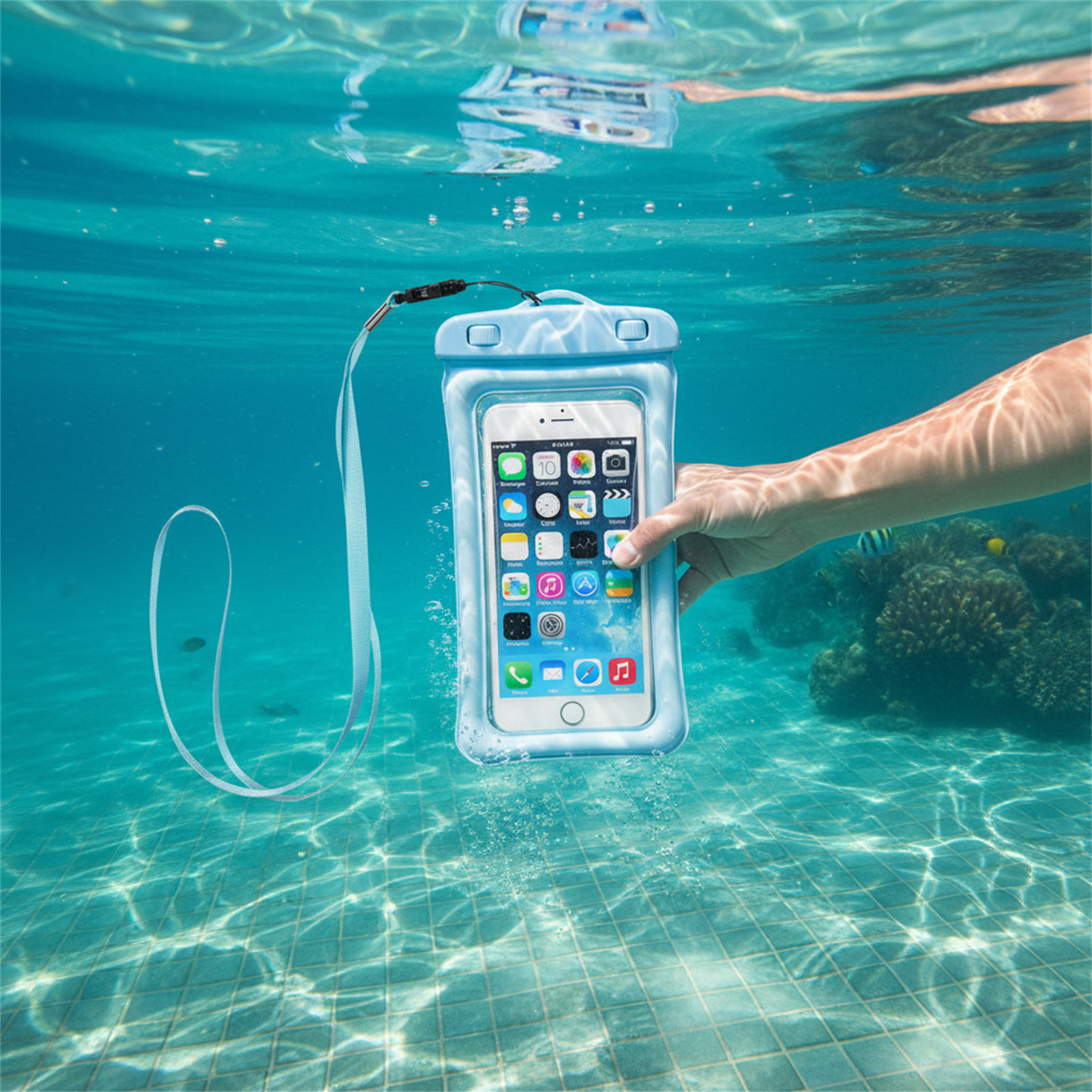 Mavi Siyah Su Geçirmez Telefon - Phone Accessories For Men incelemesi ve fiyatı