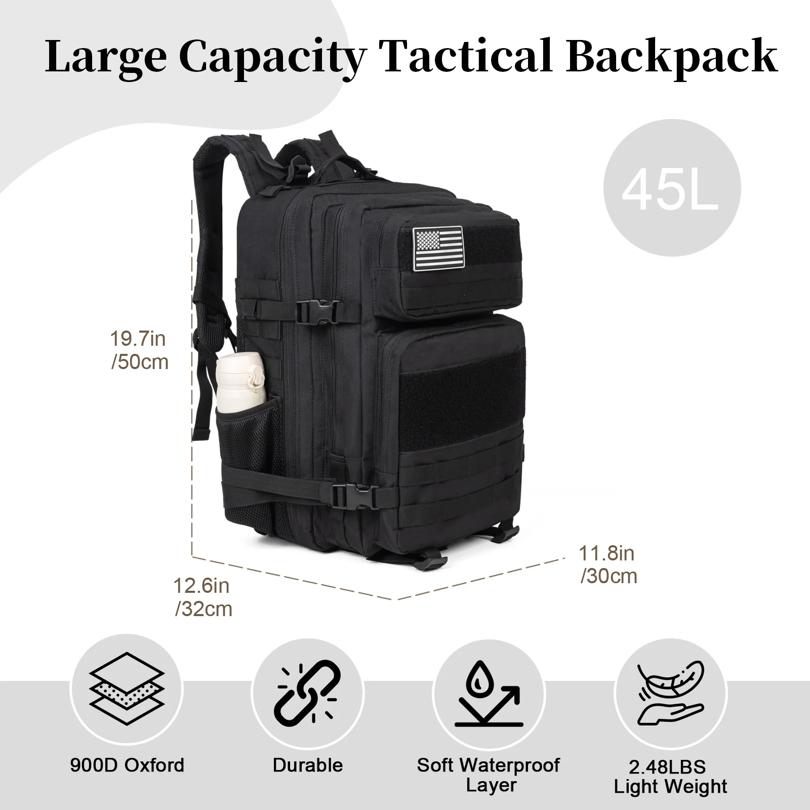 60L Ordu Askeri Taktik Sırt Ça - Phone Accessories For Men incelemesi ve fiyatı