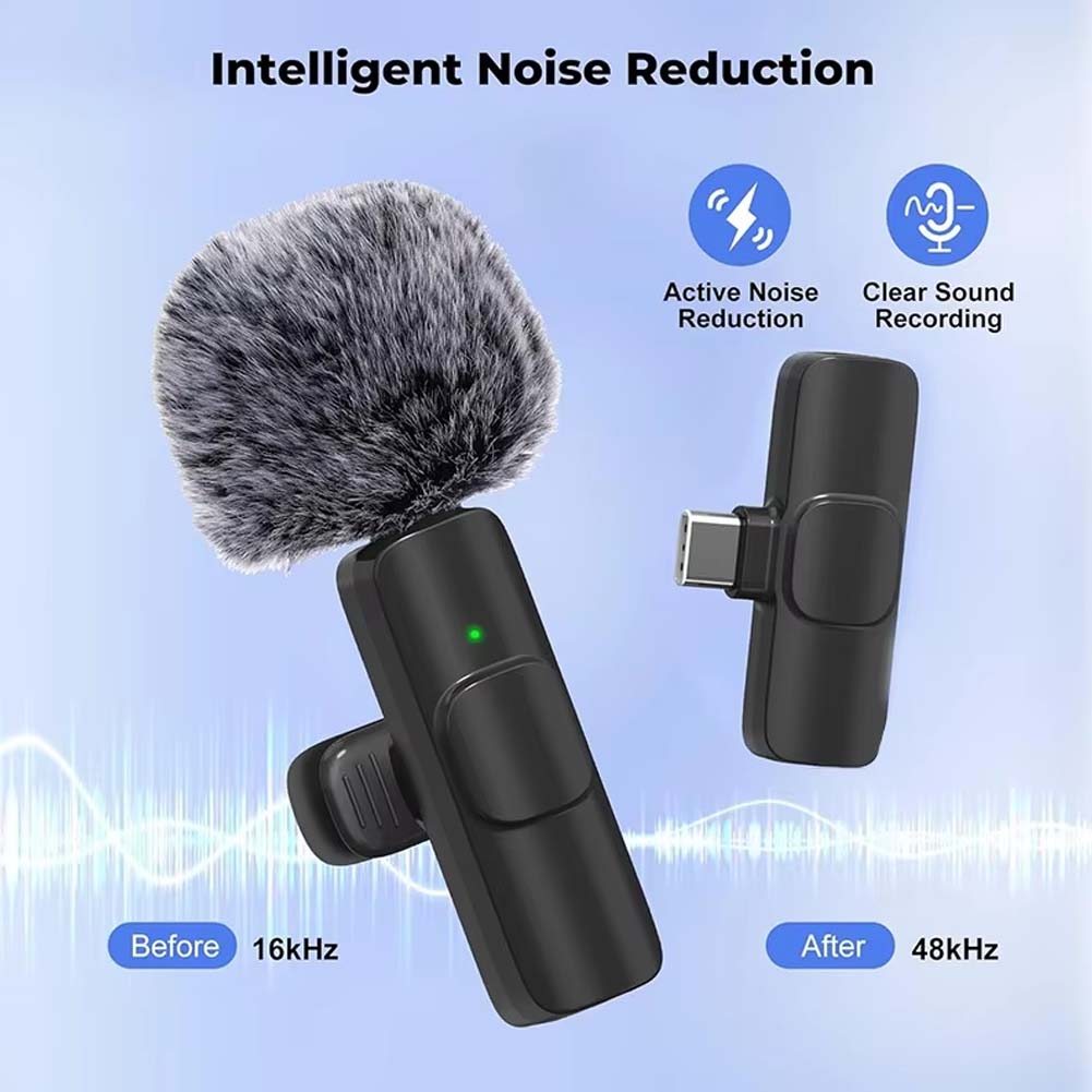 Kablosuz Yaka Mikrofonu 1'e 2, - Type C Adapter incelemesi ve fiyatı