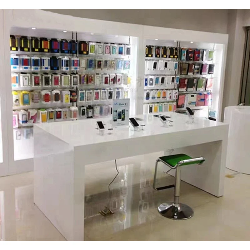Ahşap çıtalı duvar cep telefon - Phone Accessories Cabinet incelemesi ve fiyatı