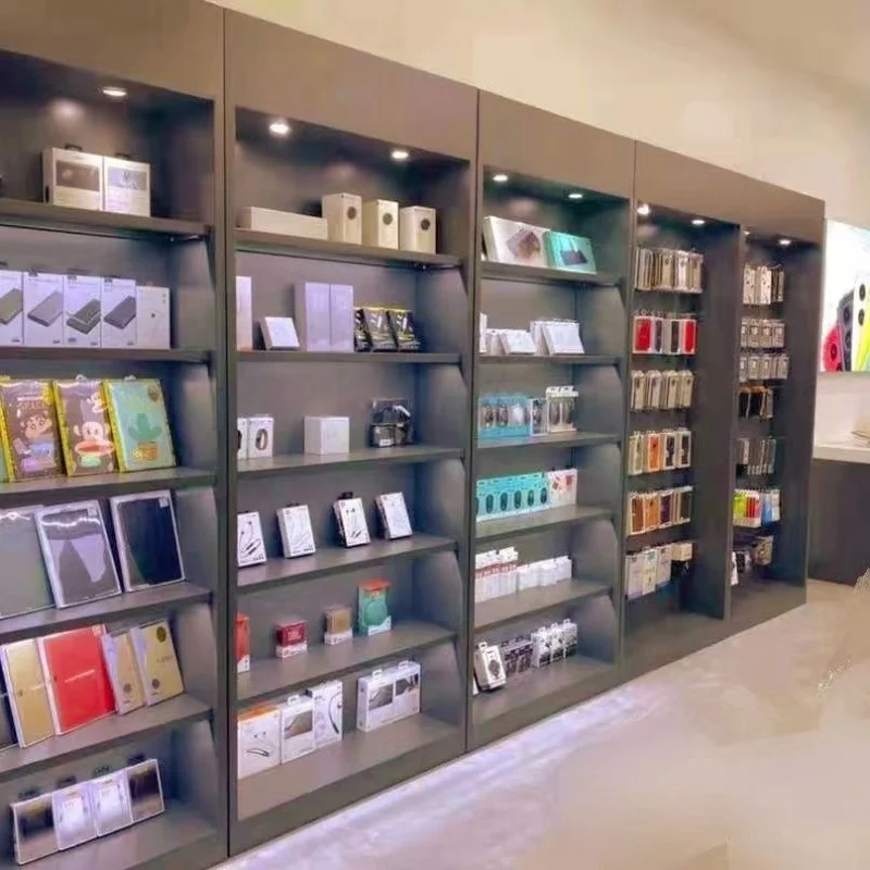 Ahşap çıtalı duvar cep telefon - Phone Accessories Cabinet incelemesi ve fiyatı