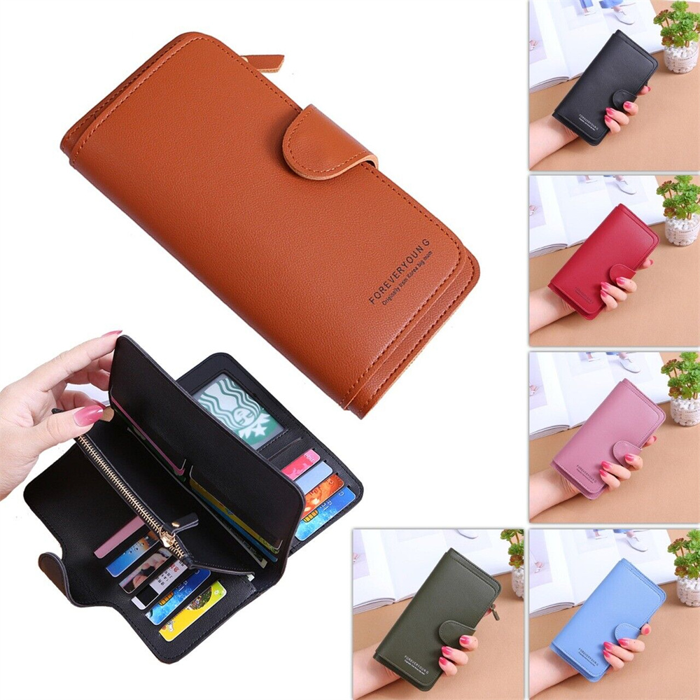 Moda kadınlar deri cüzdan uzun - Phone Accessories Wholesale In China incelemesi ve fiyatı
